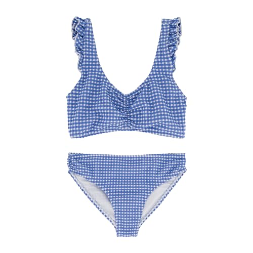 Image of Roxy Girls' Two-piece Bikini Swimsuit Set, UPF 50+ Sun Protection, Quick-Dry Bathing Suit