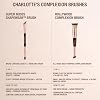Charlotte Tilbury Hollywood Complexion & Foundation Brush - 2-in-1 Contour & Foundation Makeup Brush with No-Shed Synthetic Fibers - Flawless Base & Precision Blending Tool