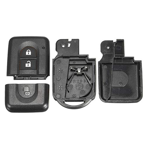 Boîtier De Télécommande 2 Boutons Compatible Nissan Navara, Note, Pathfinder - Remplacement Générique, Neuf, Facile à Installer