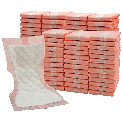Image of Vakly Extra Large Postpartum Maternity Pads [100 Pack] Hospital Style Super-Absorbent Contoured Pad Liners - 7" Wide X 14" Long - Heavier Overnight Post Birth Protection for Women -Incontinence Liners