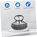 ERINGOGO 2pcs Stainless Steel Pot Scrubbers Dish Brush Handles Kitchen Metal Scrubbers for Cleaning Dishes Pots Pans