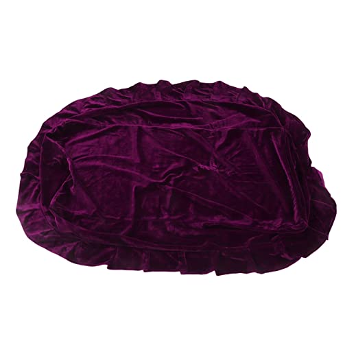 SALUTUYA Capa de banco de piano de veludo, capa de assento de piano, fácil de transportar, macia ant