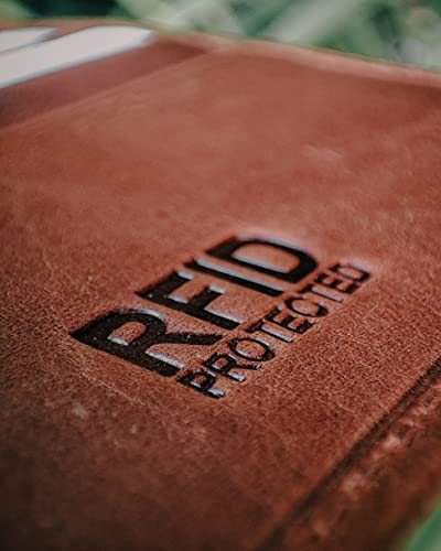Image of TANSTITCH Slim Leather Wallet || Small,Compact, Minimalist & Thin Wallet || RFID Protected || Front Pocket Carry