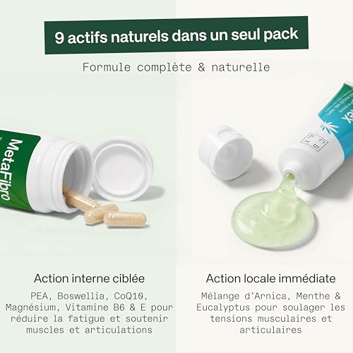 Pack MétaFibro et Gel Canflex : Solution Articulations et Manque d'Énergie - 3