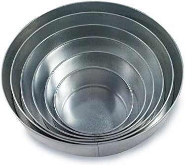 AmeriTins Set of 6 Round Cake Pans 6",8",10",12",14",16" - 3" Deep
