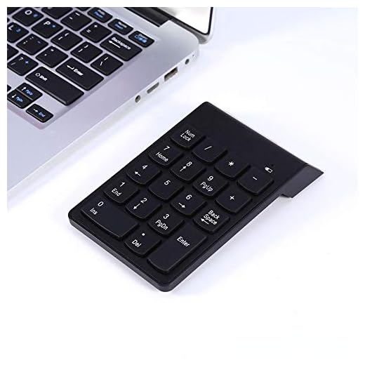 Teclado numérico inalámbrico Bluetooth - Teclado numérico inalámbrico Bluetooth Teclado numérico 18 Teclas Teclado Digital para computadora portátil Reposo automático