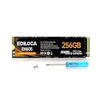Ediloca – Ediloca EN605 256GB M.2 SSD, NVMe1.3 PCIe Gen3 x4 SSD 3D NAN