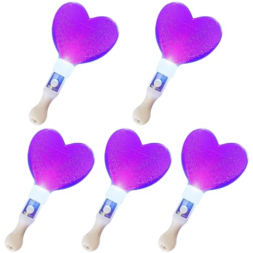 Meiliyizu Barra luminosa KPOP con luz que cambia de color, mini lámpara de corazón,...