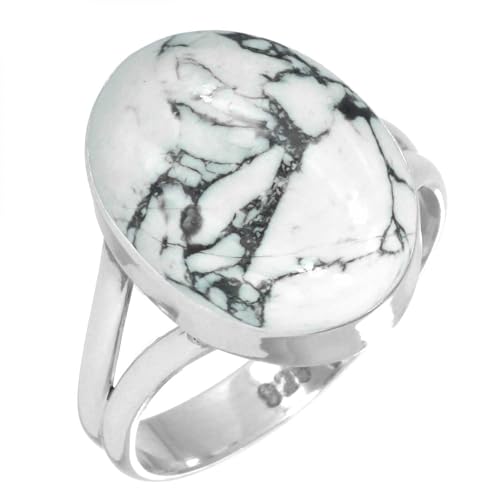 Handmade Genuine 925 Sterling Silver Ring Chunky Natural Gemstone Agate, Rose Quartz, Lapis, Amber Oval Boho Jewelry For Women