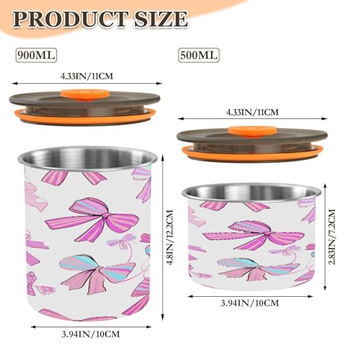 Contenedor Hermético para Café de Acero Inoxidable 500 ml miniatura 2