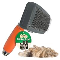 Algopix Similar Product 4 - GoPets SelfCleaning Slicker Brush for