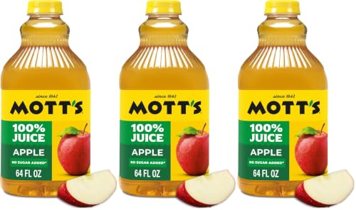 Mott's Original Apple Juice, 64 Fl Oz Bottle (Pack of 3)