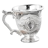 Tasse en métal : matériaux en alliage, design classique, structure en alliage robuste, pratique et pour une utilisation à long terme, tasses vintage