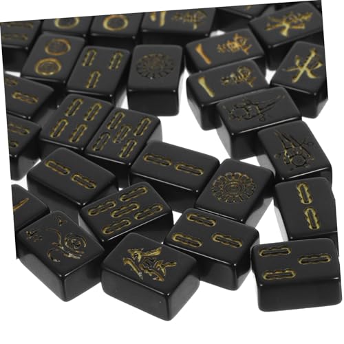 Mini Mahjong de viaje compacto con dados miniatura 3