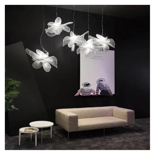 Lustre moderne de salon design fleur pour table basse et bar