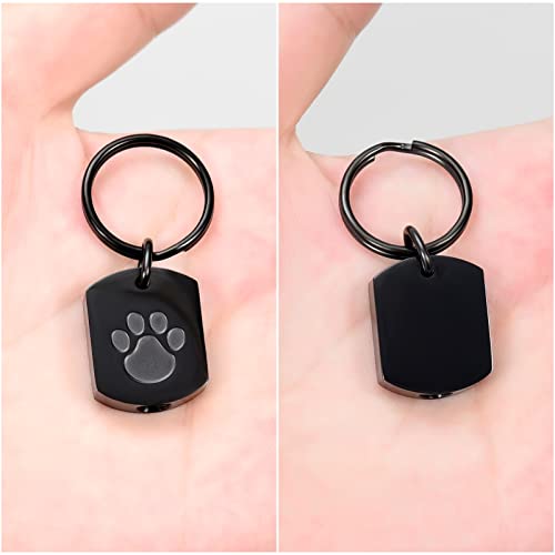 Minicremation Cremation Jewelry Urn Necklace For Ashes For Pet, Paw Print Memorial Ash Jewelry, Keepsake Pendant For Pet's Cat Dog's Ashes With Filling Kit #TOP4