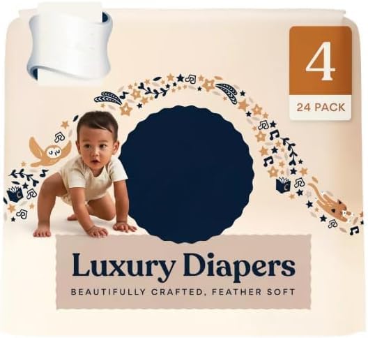 Image of Luxury Baby Diapers, Size - 4, 24 Count (Pack of 1)