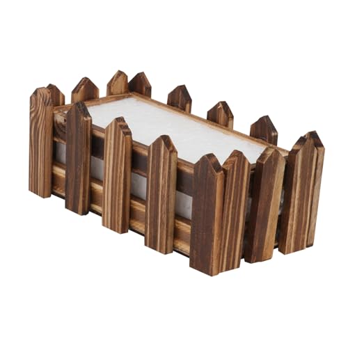 TOYANDONA da in Legno Naturale Fioriera per Piante da in Recinzione Resistente e Decorativo Contenitore per Composizioni Floreali