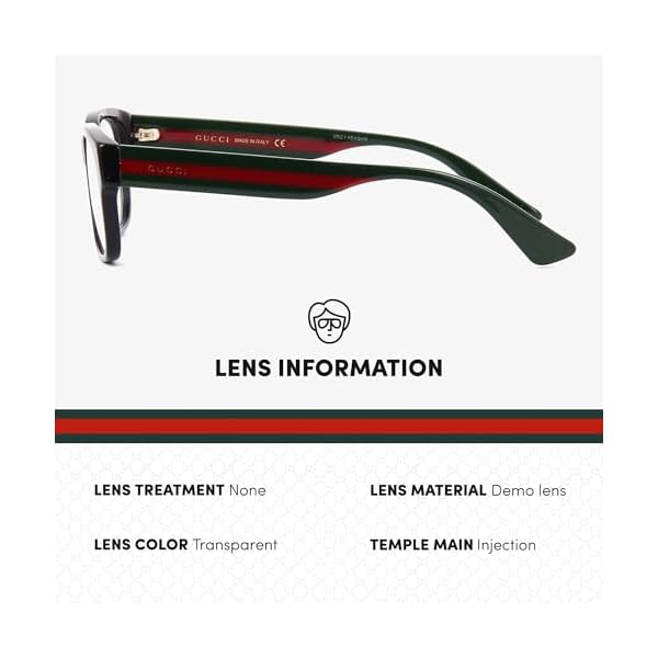 Gucci GG0343O Designer Fashion Eyeglasses Stylish Rectangular Frame Eyewear with Luxury eSHADES Kit - Embrace Sophistication and Elegance - Image 4