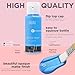 HUAL Permanent Soft Fabric Paint Set, Set of 24 Colors (60ml/2oz) with 5 Brushes, No Heating Needed & Washable Fabric Paint for Clothes, Canvas, T-Shirts, Jeans, Bags, All DIY Projects
