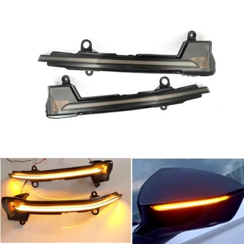 Intermitente dinámico para SEAT Tarraco 2018 luz de espejo retrovisor lateral 4