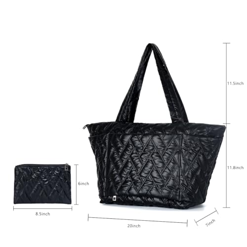 BUG Laptop Tote Bag for Women with Laptop Compartment, Shoulder bag Work Casual Handbag for Travel School Teacher Water Resistant Lightweight