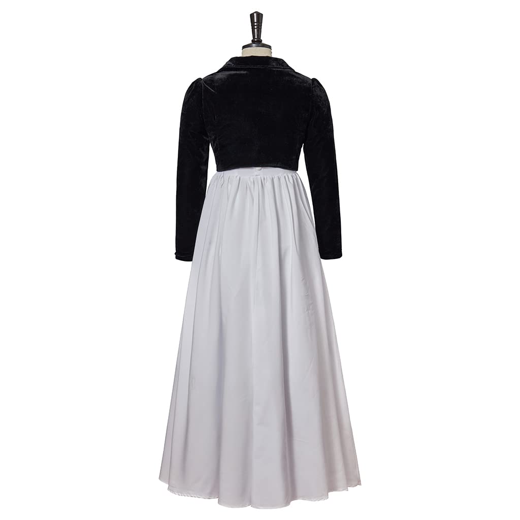 Willyacos Regency Spencer Jacket Women Velvet Jane Austen Costume Short Jacket Coat for 1800s Victorian Regency Era Ball Gown