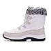Women's Mid Calf Fur Winter Outdoor Snow Boots Warm Waterproof Comfortable