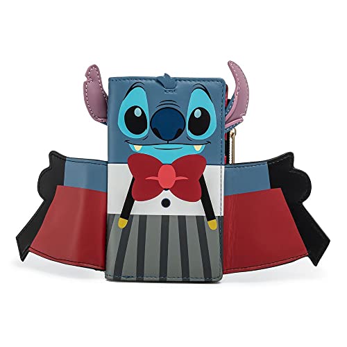 Loungefly Disney Vampire Stitch Bowtie Wallet2