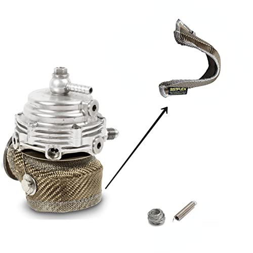 44mm Titanium External Wastegate Turbo Blanket – Basalt Heat Shield Cover