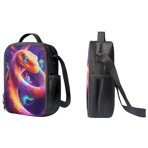 Cool Snake Backpacks for Girls Boys School Cute Kids Backpack Bookbags with Lunch Box Pencil Bag for School Elementary Girl Boy Cute Animal School Bag3