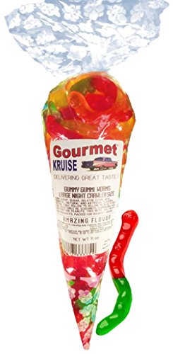 Gourmet Kruise Sampler Large Night Crawler Size Worms miniatura 1
