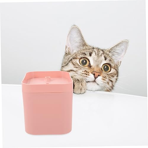 Fuente automática para gatos color rosa elegante miniatura 7