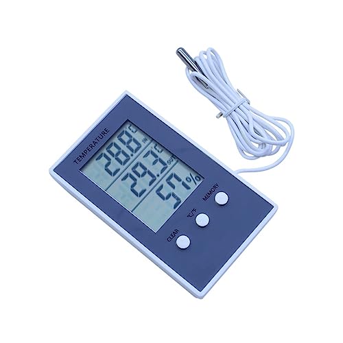 デジタル LCD 屋内屋外温度計湿度計ベビーフェイスディスプレイ温度湿度テスター気象ステーション