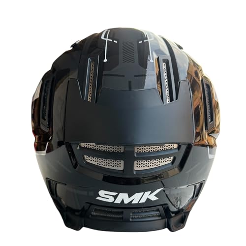 Image of SMK Agnar TEKTRON Full Face Dual Visor Helmet, ISI, DOT & ECE 22.06 Certified, Pinlock 30 Insert