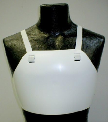 Unisex Fencing and Martial Arts Adjustable Plastic Chest Protector