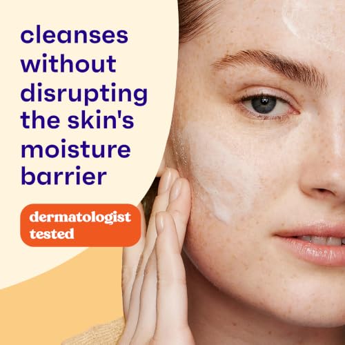 Image of Clean & Clear Morning Burst Oil-Free Facial Cleanser with Vitamin C & BHA, Daily Nourishing Face Wash Gently Cleanses to Remove Oil & Pore Clogging Impurities, 8 fl. oz