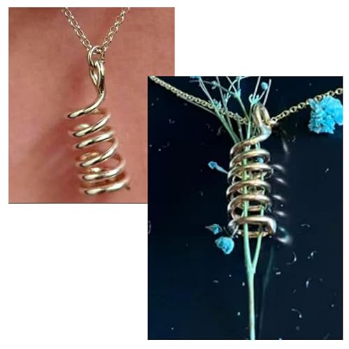 IDesign Flower Holder Necklace Mother's Day Gift Fresh Flower Holder Necklace for Women4