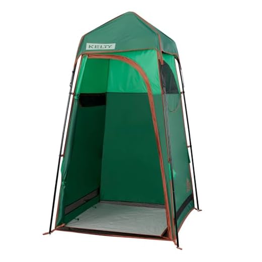 Kelty Discovery H2GO Privacy Shelter, Campsite Shower and Changing Shelter, Zippered Entry, Steel Pole Frame, Freestanding (Jelly Bean)