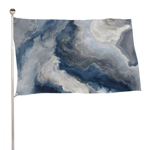 Tie-Dye Marble Rock Formations Seasonal Garden Flag Yard Outdoor Flags for Outside Holiday Decor One Sided
