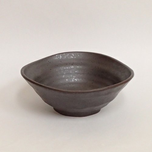 Amazon.co.jp: 小鉢 4.0深鉢 いぶし黒 和食器 美濃焼 23b121-22