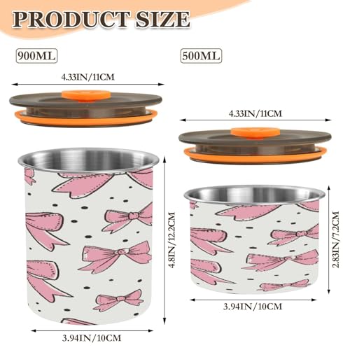 Envase hermético de acero para café Azulrosado 500 ml miniatura 2