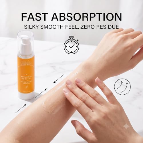 Botanical Body Oil for Mature Skin, Firming & Moisturizing Body Oil — view 4