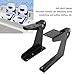 Fabater Boat Folding Seat Hinge, 120 Degree Backrest Support Heavy Duty Boat Seat Hinge Aluminum Alloy Hinges Anti Pinch Hand for Yacht, Marine, Yacht Seat Hinge, Easy Installation