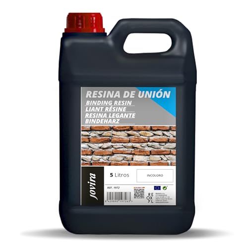 JOVIRA PINTURAS Resina puente de Unión para Morteros y Yesos Hormigón (5 Litros) F-17