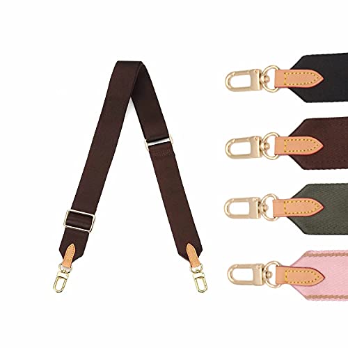 Senral Multi Pochette Accessories Strap Adjustable Crossbody Cavas Strap for Shoulder Bags Multi Purpose Strap Solid Color