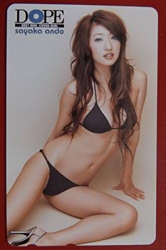 Amazon 安藤沙耶香セクシーお宝テレカ アイドル 芸能人グッズ 通販