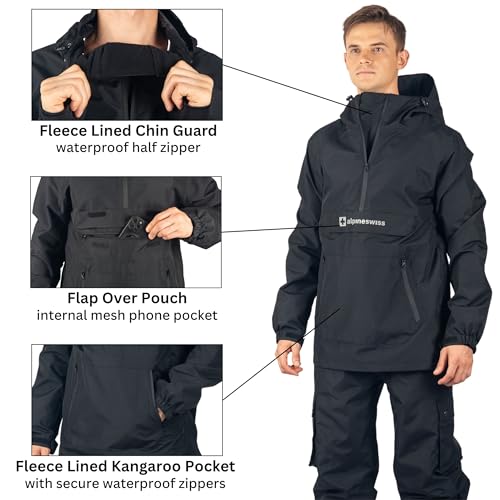 Alpine Swiss Snowboard Jacket Anorak
