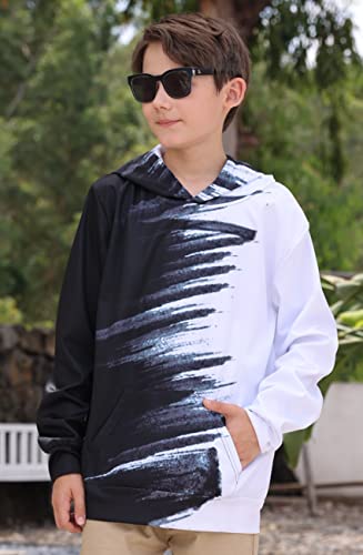 Image of Lovekider Boys Hoodies Sweatshirt Cool 3D Print Pullover with Big Pocket for Kids Fashion Warm Winter 6-16 Years