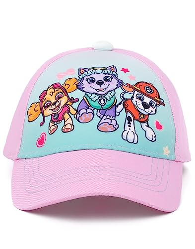 Paw Patrol Skye & Everest Basecap - Glitzer Baseballkappe Für Mädchen 51-53 Cm